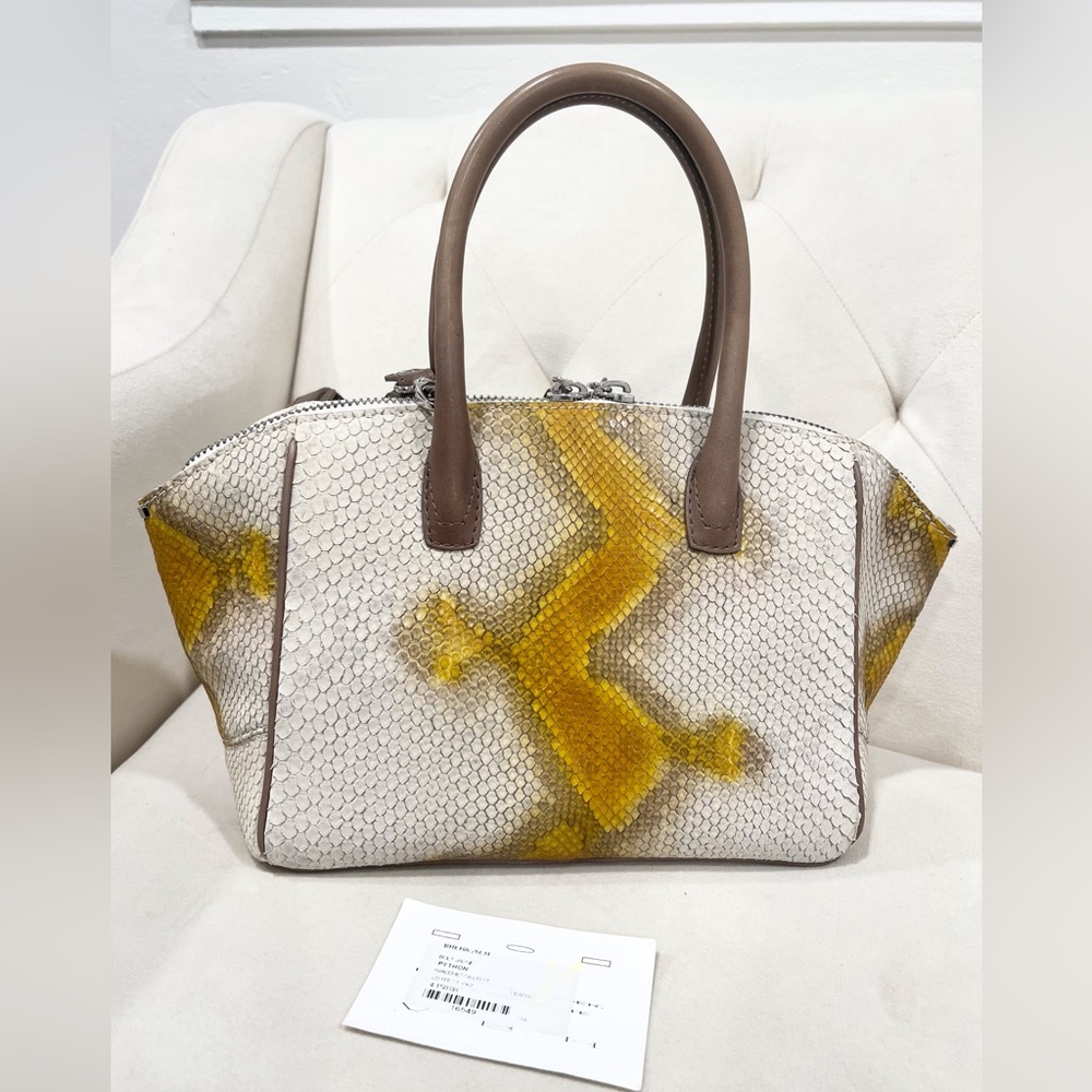 BRERA VBH Italian Python leather bag